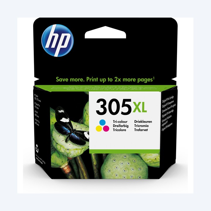 Hp Cartuccia Ink originale 305XL C/M/Y 3YM63AE 200 pag | Ecotempo