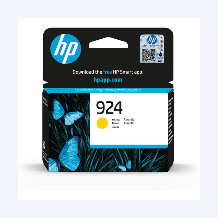 Hp originale Cartuccia 924 Giallo 4K0U5NE | Ecotempo