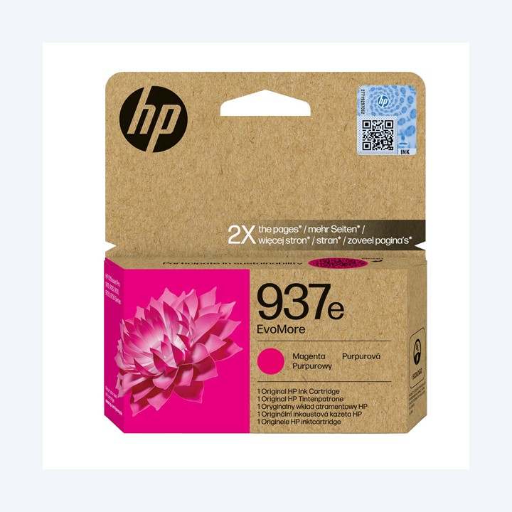 Hp Cartuccia ink originale 937e Magenta — HP4S6W7NE | Ecotempo