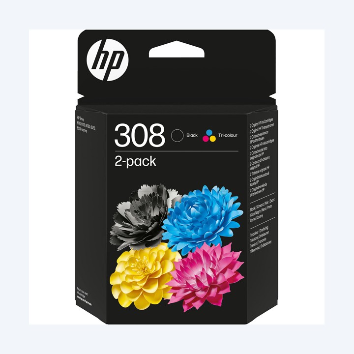 Hp Confezione 2 Cartucce ink 308 BK /C/M/Y | Ecotempo