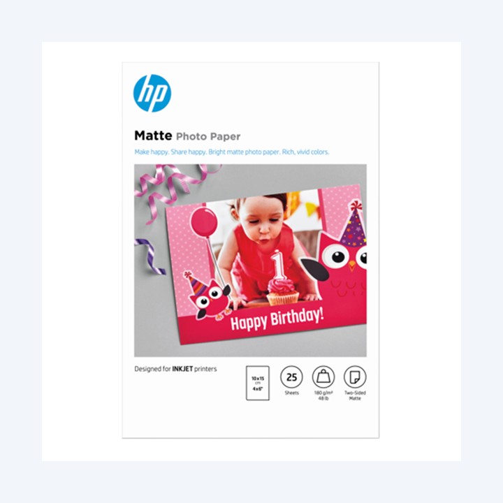 Hp Carta fotografica opaca originale Hp — HP7HF70A | Ecotempo