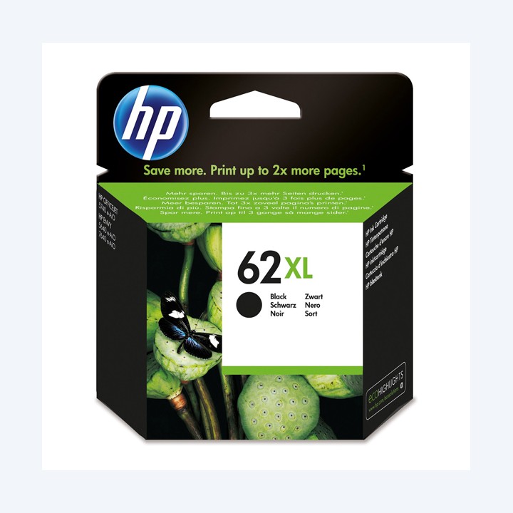Hp Cartuccia ink originale 62XL Nero C2P05AE 600 pag | Ecotempo
