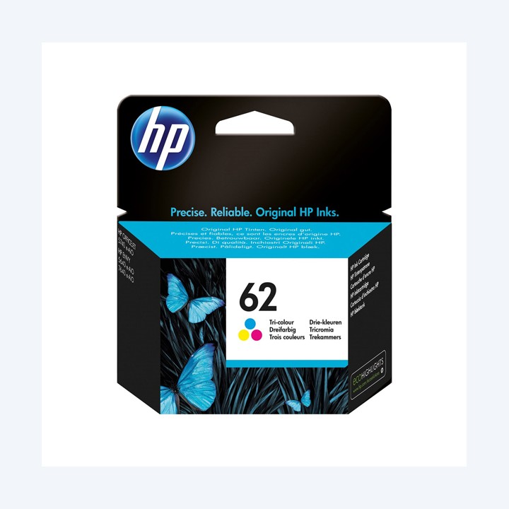Hp Cartuccia ink originale 62 C/M/Y C2P06AE 165 pag | Ecotempo
