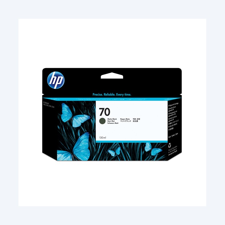 Hp Cartuccia ink originale 70 Nero opaco C9448A 130ml | Ecotempo