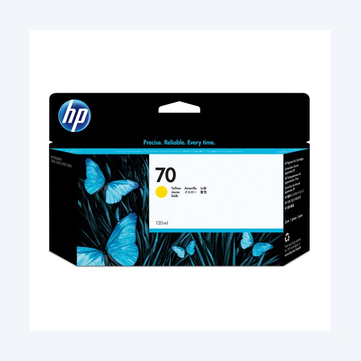 Hp Cartuccia ink originale 70 Giallo C9454A 130ml | Ecotempo