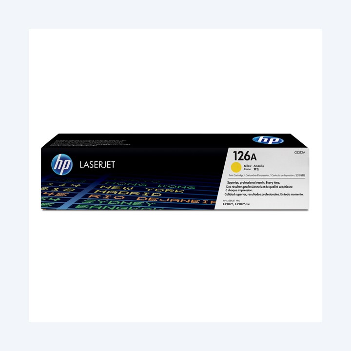 Hp Toner originale 126A Giallo CE312A 1.000 pag | Ecotempo