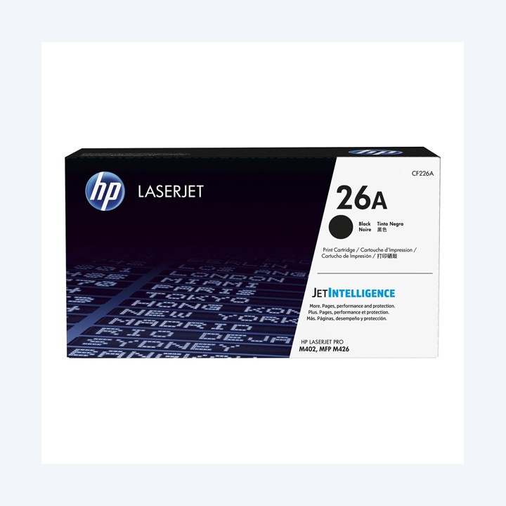 Hp Toner originale 26A Nero CF226A 3.100 pag | Ecotempo