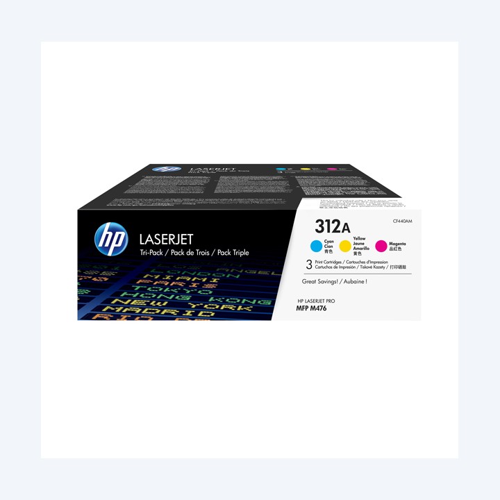 Hp Toner originale 312A C/M/Y CF440AM 2.700 pag cad | Ecotempo