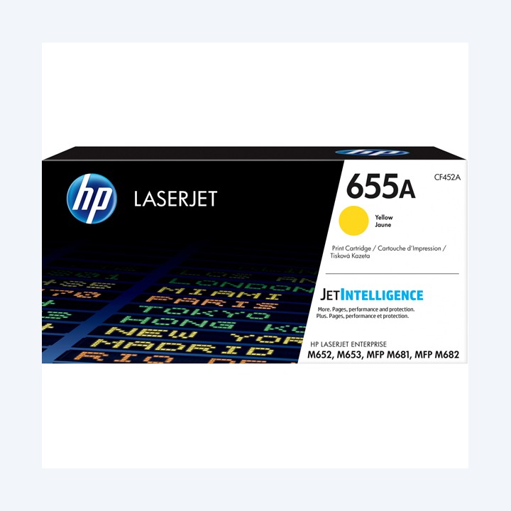 Hp Toner originale 655A Giallo CF452A 10.500 pag | Ecotempo