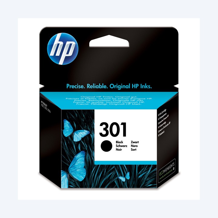 Hp Cartuccia ink originale- 301 Nero CH561EE 190 pag | Ecotempo