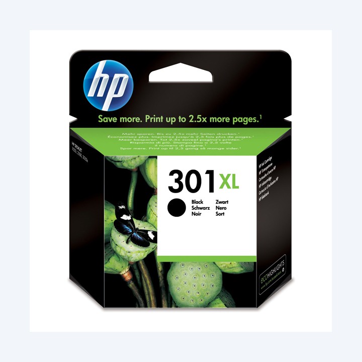 Hp Cartuccia ink originale 301XL Nero CH563EE 480 pag | Ecotempo