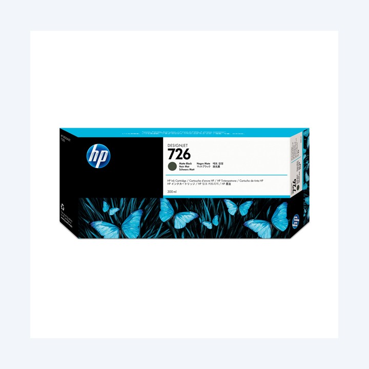 Hp Cartuccia ink originale 726 Nero opaco CH575A 300ml | Ecotempo