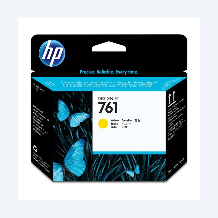 Hp Testina originale 761 Giallo CH645A 400 pag | Ecotempo