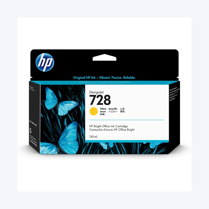 Hp Cartuccia ink originale 728 Giallo F9J65A 130ml | Ecotempo