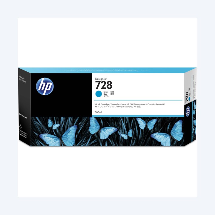 Hp Cartuccia ink originale 728 Ciano F9K17A 300ml | Ecotempo