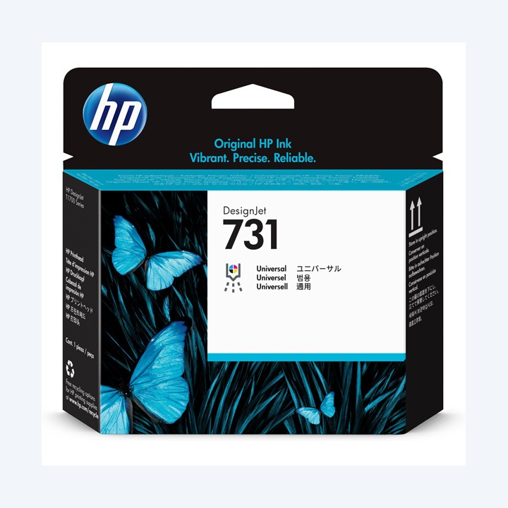 Hp Testina originale 731 C/M/Y/GR/K PH/K OP P2V27A | Ecotempo