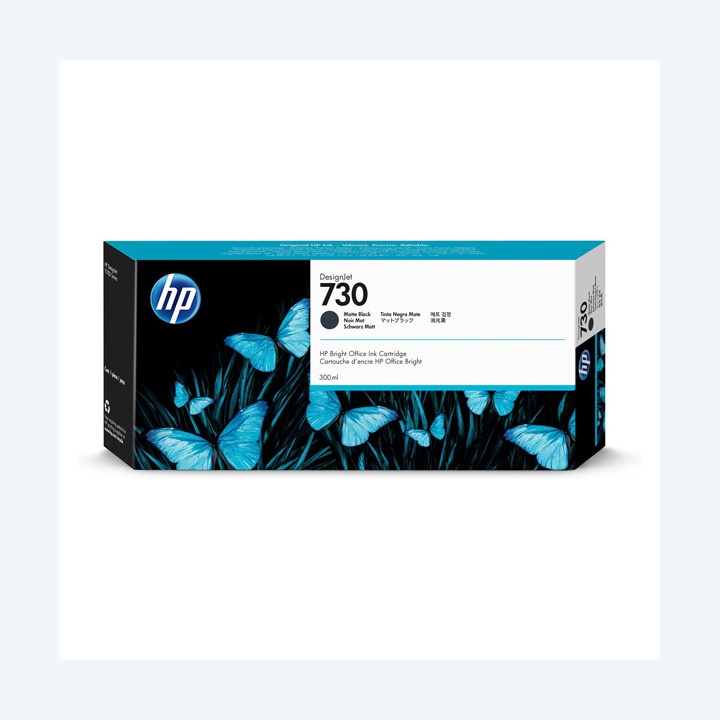 Hp Cartuccia ink originale 730 Nero opaco P2V71A 300ml | Ecotempo