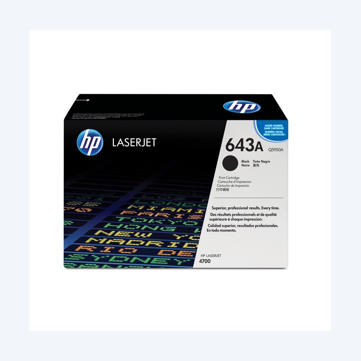 Hp Toner originale 643A Nero Q5950A 11.000 pag | Ecotempo