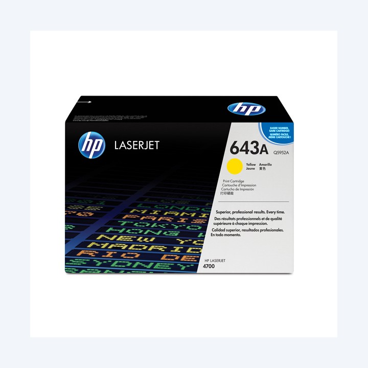 Hp Toner originale 643A Giallo Q5952A 10.000 pag | Ecotempo