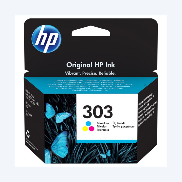 Hp Cartuccia ink originale- 303 C/M/Y T6N01AE 165 pag | Ecotempo