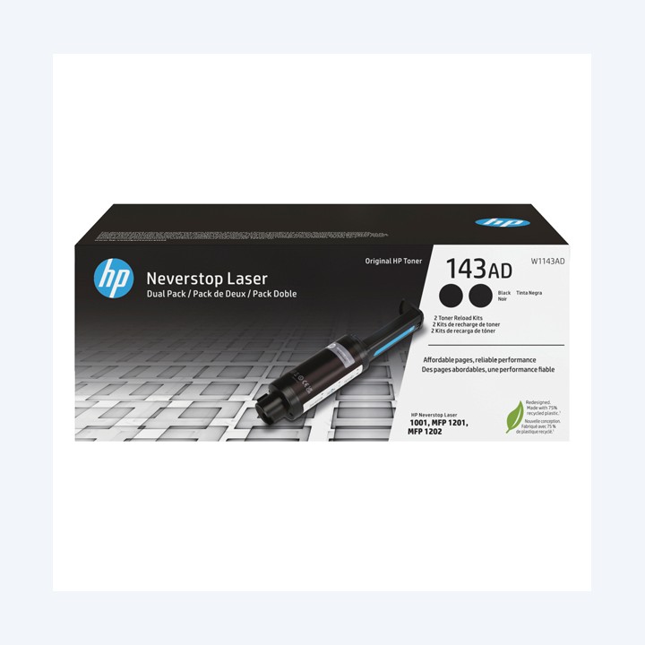 Hp Conf. 2 pezzi Kit di ricarica Toner — HPW1143AD | Ecotempo