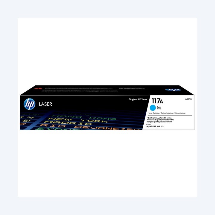 Hp Toner originale 117A ciano W2071A 700 pag | Ecotempo