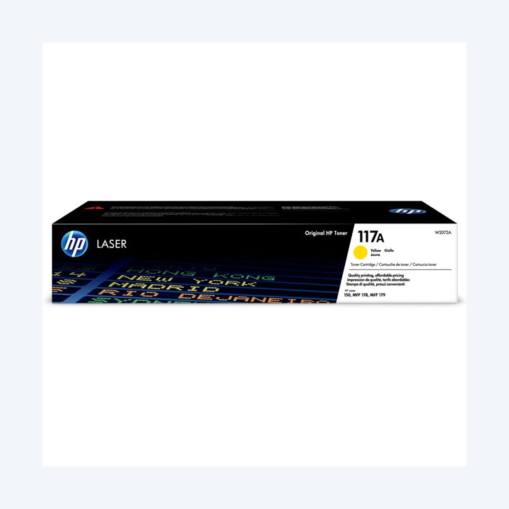 Hp Toner originale 117A giallo W2072A 700 pag | Ecotempo