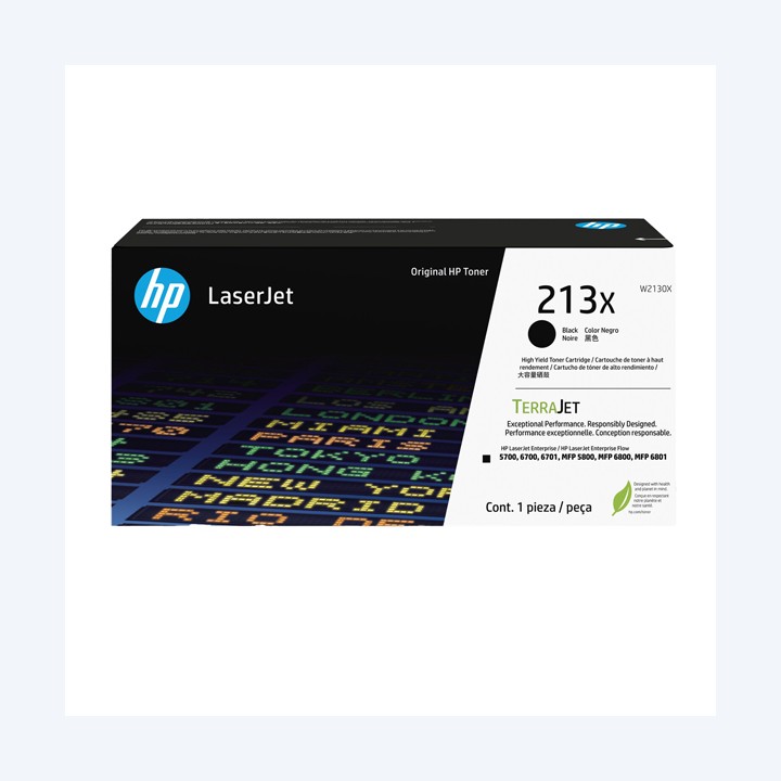 Hp Toner originale LaserJet HP 213X — HPW2130X | Ecotempo