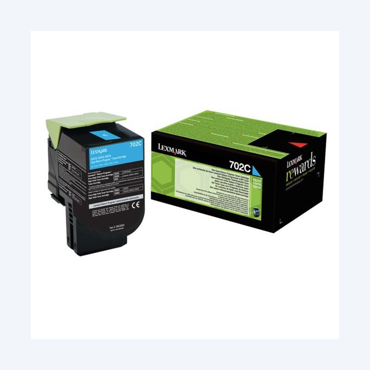 Lexmark Toner Ciano 70C20C0 return program 1.000 pag | Ecotempo