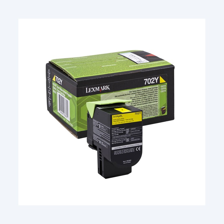 Lexmark Toner Giallo 70C20Y0 return program 1.000 pag | Ecotempo