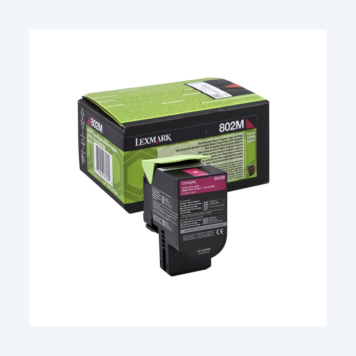 Lexmark Toner Magenta 80C20M0 return program 1.000 pag | Ecotempo