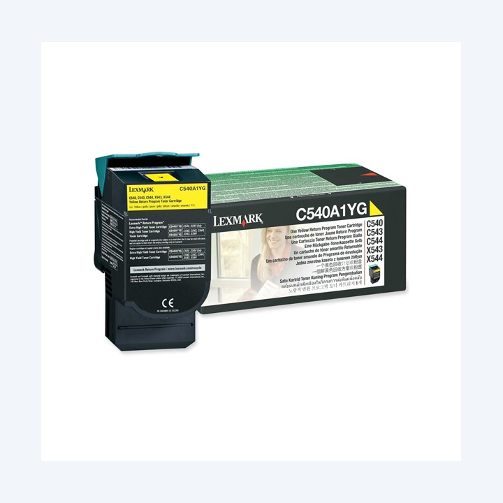 Lexmark Toner Giallo C540A1YG return program 1.000 pag | Ecotempo