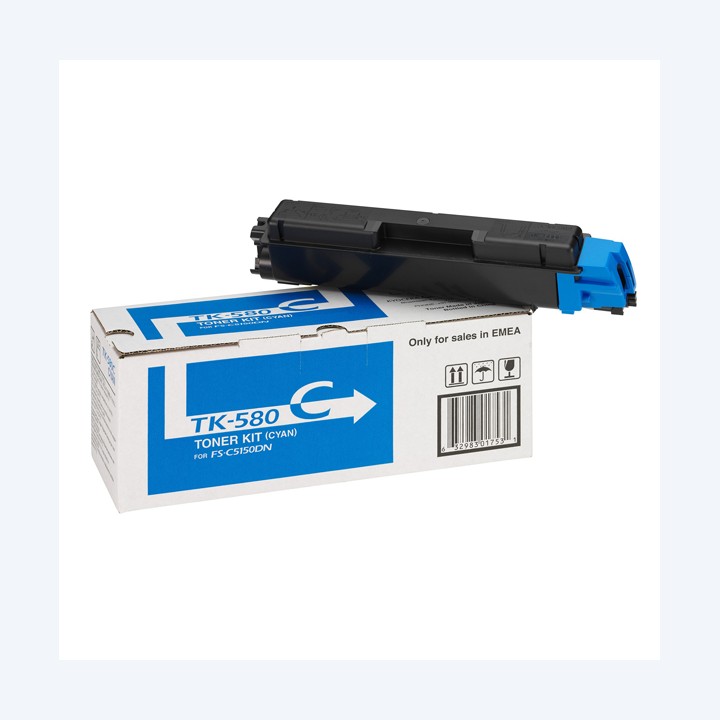 Kyocera Toner Ciano TK-580C 1T02KTCNL0 2.800 pag | Ecotempo