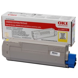 Oki Toner Giallo C5850/C5950 43865721 6.000 pag | Ecotempo