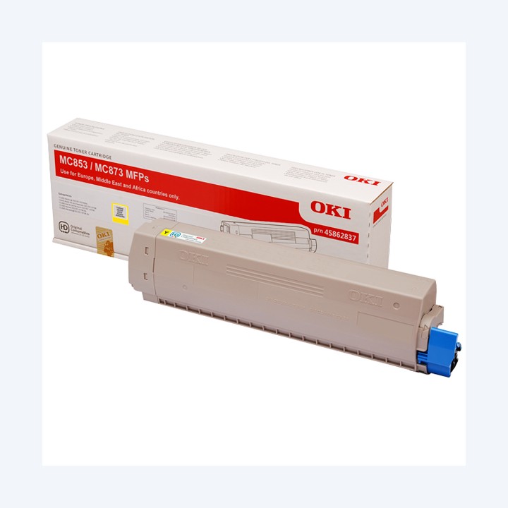 Oki Toner Giallo MC853/873 45862837 7.300 pag | Ecotempo