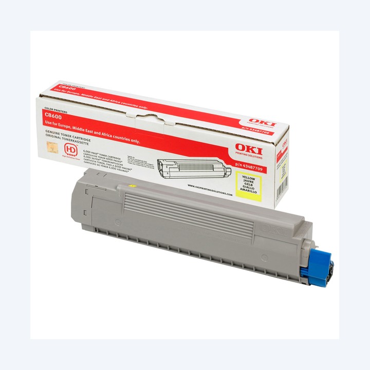 Oki Toner Giallo C8600 43487709 6.000 pag | Ecotempo