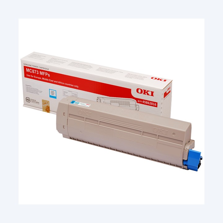 Oki Toner Ciano MC873 45862816 10.000 pag | Ecotempo