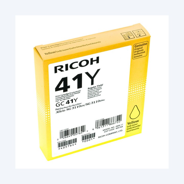 Ricoh Toner Giallo 405764 2.200 pag | Ecotempo
