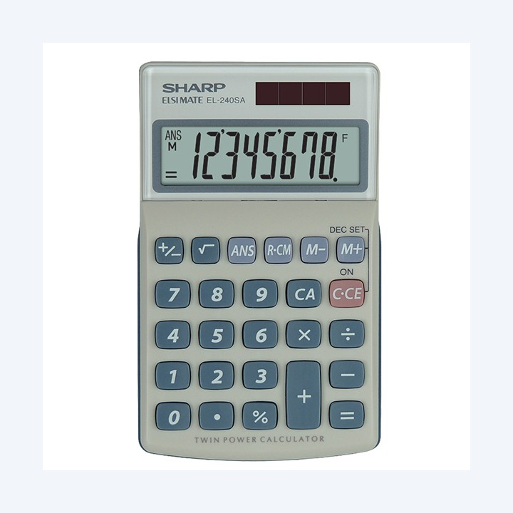 Sharp Calcolatrice tascabile EL240SAB — SHAEL240SAB | Ecotempo