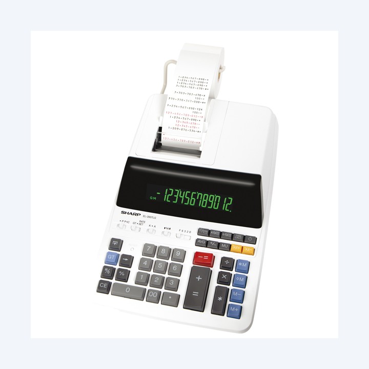 Calcolatrice scrivente 12 cifre 2 — SHAEL2607LG | Ecotempo