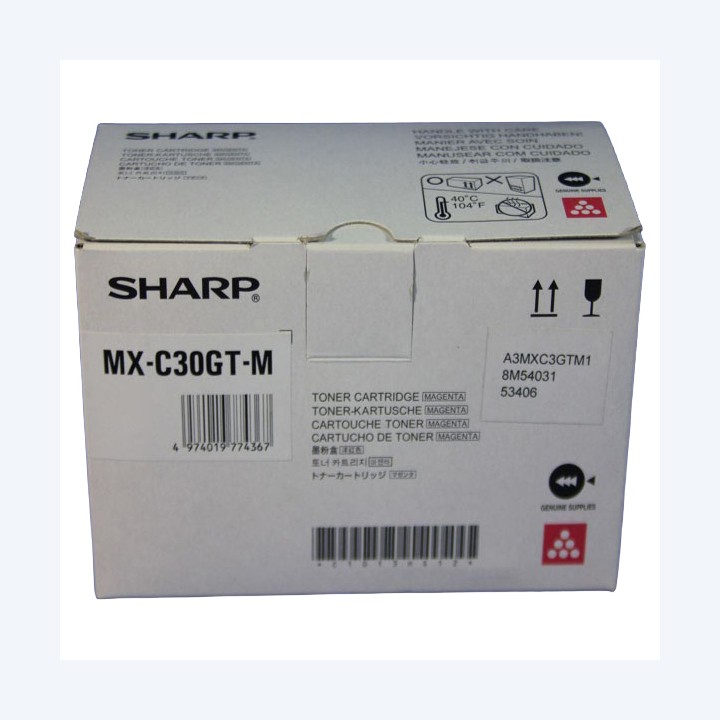 Sharp Toner Magenta MXC30GTM 6.000 pag | Ecotempo