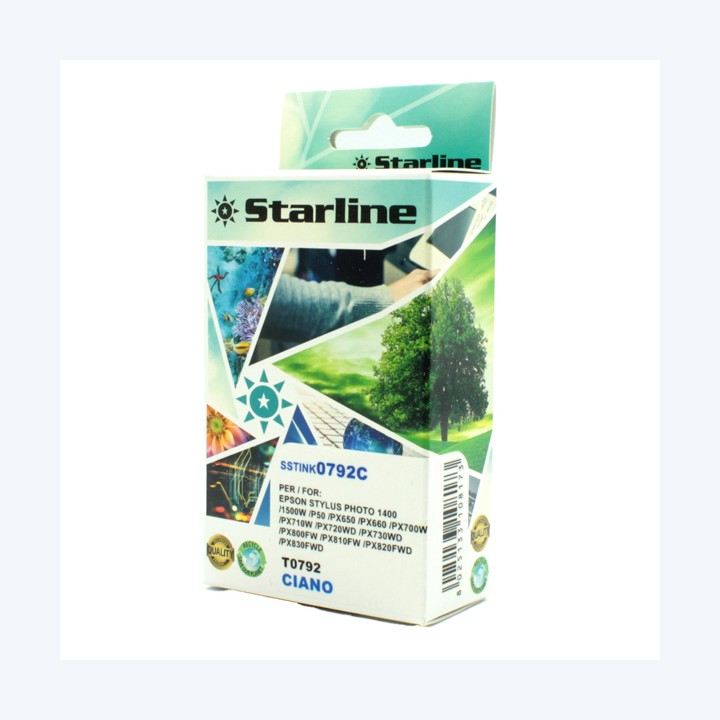 Starline Cartuccia ink per Epson Ciano — SSTINK0792C | Ecotempo