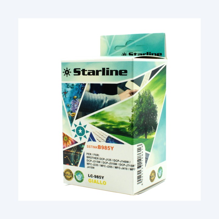 Starline Cartuccia ink per Brother Giallo LC985Y 15ml | Ecotempo