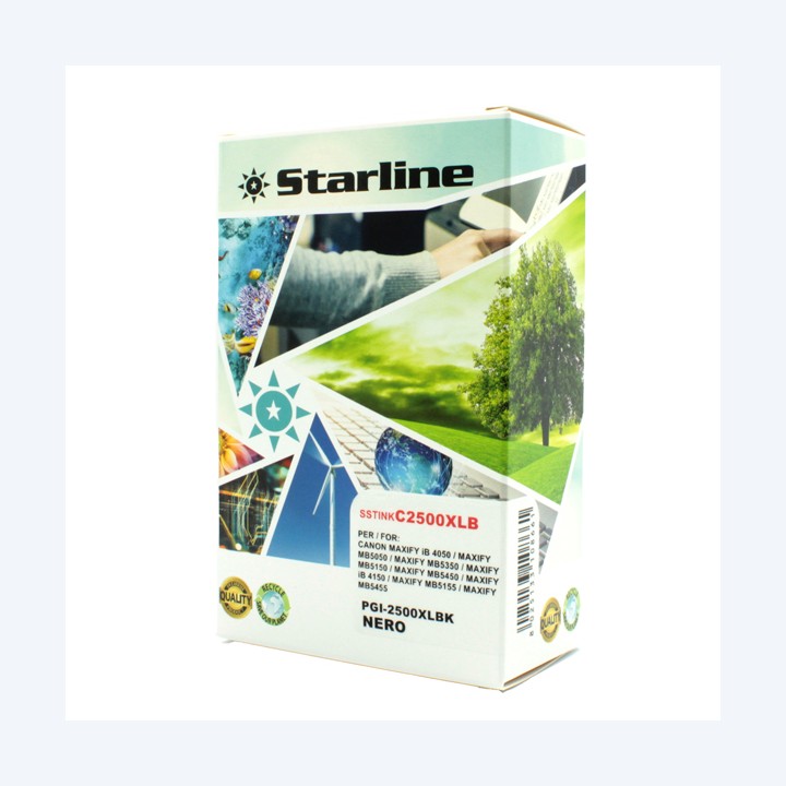 Starline Cartuccia ink per Canon Nero — SSTINKC2500XLB | Ecotempo