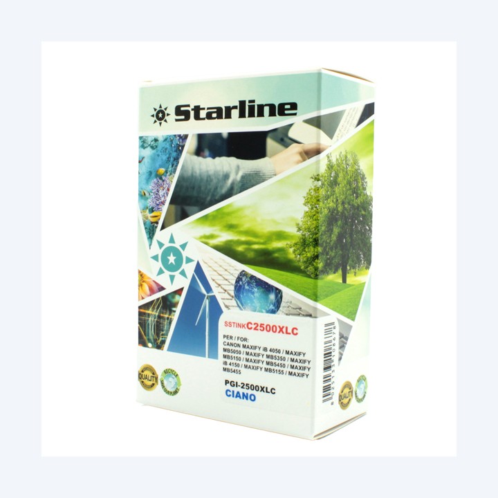 Starline Cartuccia ink per Canon Ciano — SSTINKC2500XLC | Ecotempo