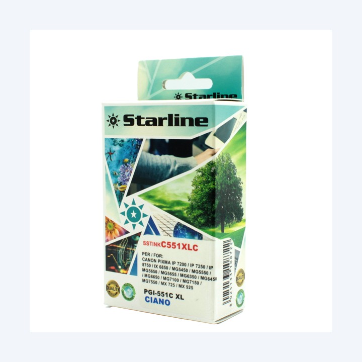 Starline Cartuccia ink per Canon Ciano — SSTINKC551XLC | Ecotempo