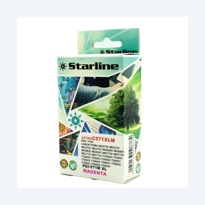 Starline Cartuccia ink per Canon Magenta CLI571M 12,4ml | Ecotempo