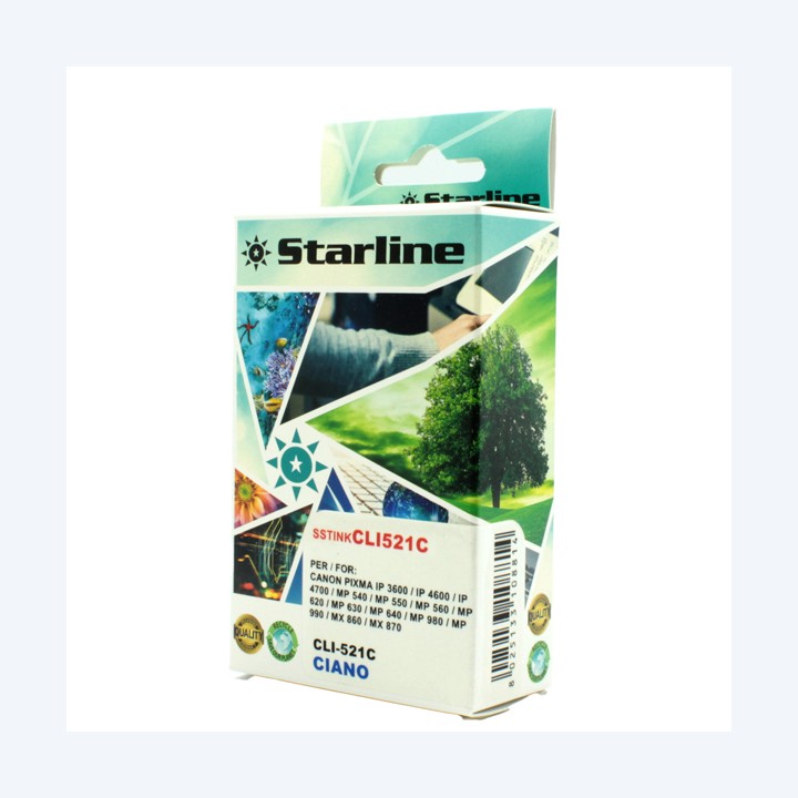Starline Cartuccia ink per Canon Ciano — SSTINKCLI521C | Ecotempo
