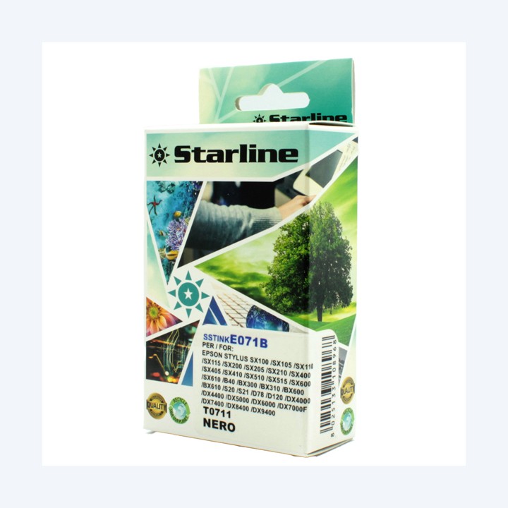 Starline Cartuccia ink per Epson Nero — SSTINKE071B | Ecotempo