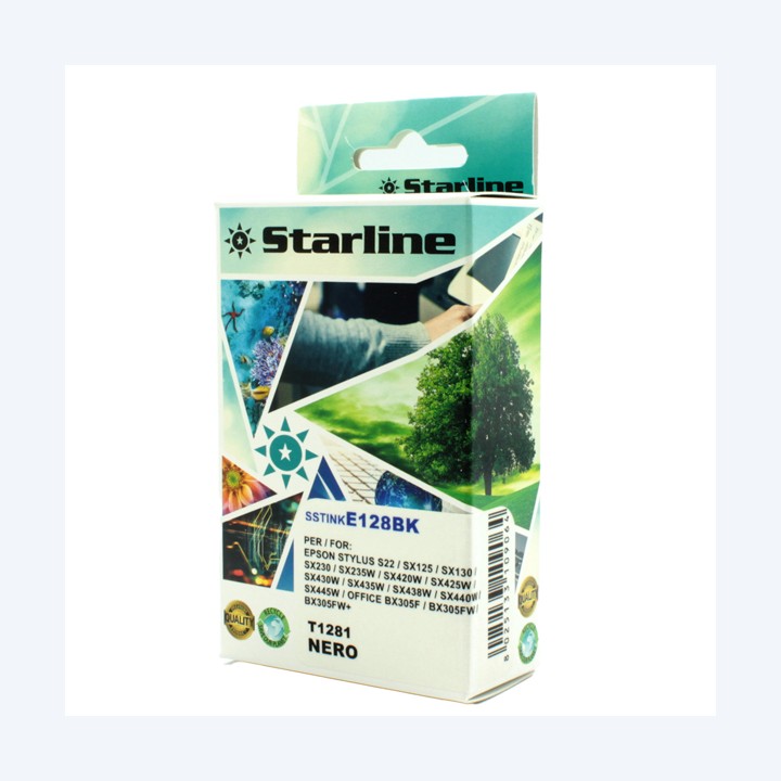 Starline Cartuccia ink per Epson Nero — SSTINKE128BK | Ecotempo